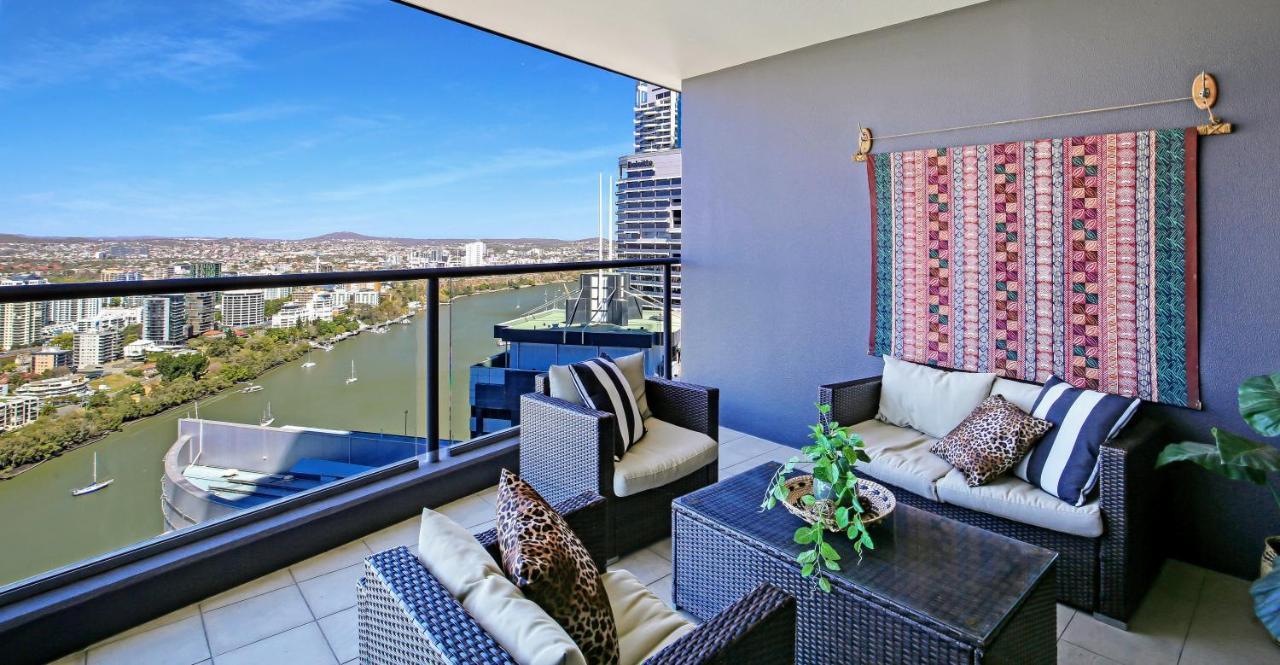 African Escape On Level 38 - Balcony With Views Brisbane Kültér fotó