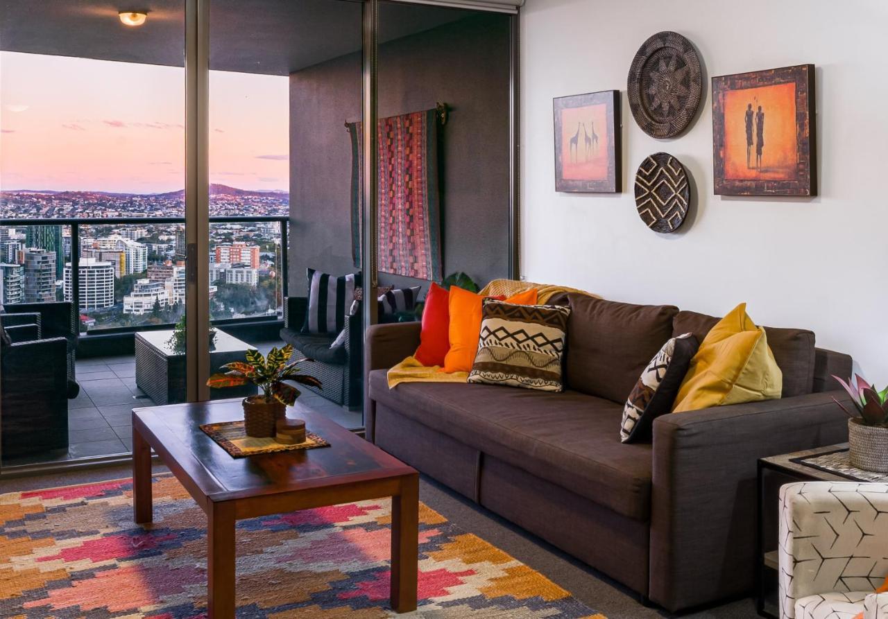 African Escape On Level 38 - Balcony With Views Brisbane Kültér fotó