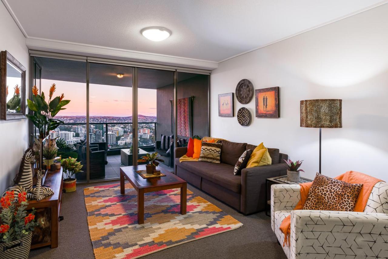 African Escape On Level 38 - Balcony With Views Brisbane Kültér fotó